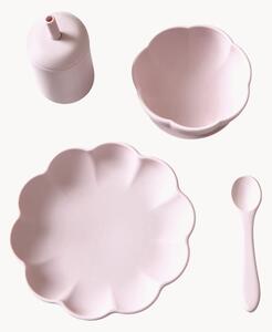 Set da pranzo per bambini in silicone Little Poppy, set da 4