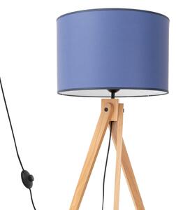Sollux SL.1906 - Lampada da terra NATT 1xE27/15W/230V blu
