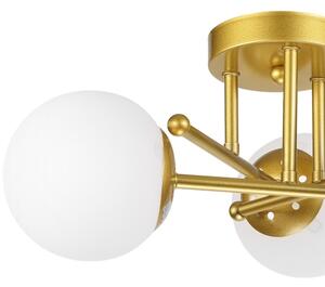 Brilagi - Plafoniera da soffitto MALIVA 3xE14/15W/230V oro/bianco
