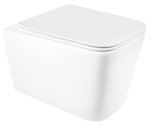 Hagser Lina vaso wc con copriwater a discesa lenta sospeso senza brida bianco HGR60000042