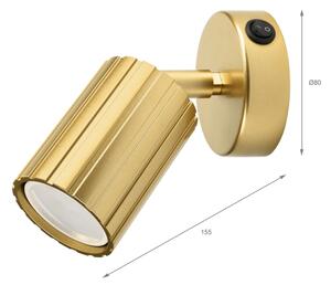 Brilagi - Faretto da parete CRISPINA 1xGU10/10W/230V oro