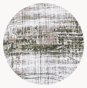 Tappeto rotondo jacquard lavabile da interno-esterno Griff