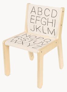 Sedia per bambini in legno ABC