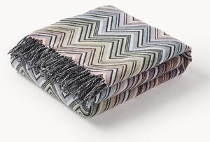Coperta con motivo zig-zag Perseo