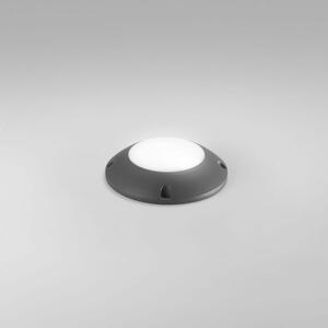 Segnapassi led ground in alluminio antracite 12w 1480lm cct ip65 21