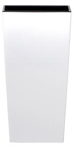 Vaso Harlem PROSPERPLAST in polipropilene colore bianco H 61 cm, L 32.5 x P 32.5 cm