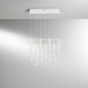 Sospensione led pype bianca 35w 3290lm cct 2,5x41x200cm led-pype-sq