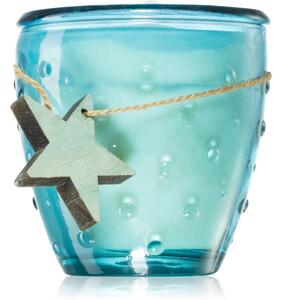 Wax Design Recycled Glass Mediterranean candela profumata 9 cm