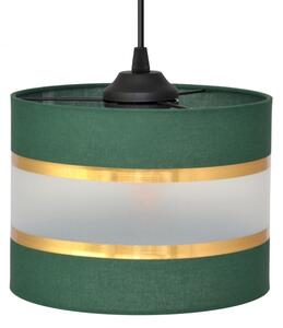 Lampadario a sospensione con filo HELEN 3xE27/15W/230V verde/oro