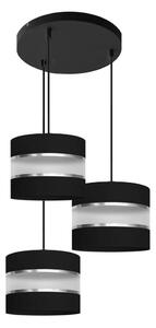 Lampadario su filo HELEN 3xE27/15W/230V nero