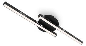 Briloner 3517-025 - Lampadario a plafone LED REY 2xLED/6W/230V nero