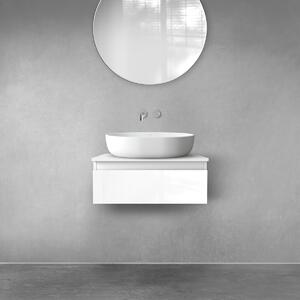 Oltens Vernal armadietto 60x45.6x23.6 cm sottolavabo sospeso bianco 60009000