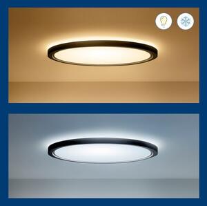 WiZ - Plafoniera LED RGB dimmerabile SUPERSLIM LED/32W/230V Wi-Fi nero