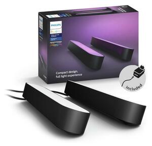 Philips - SET 2x Lampada da tavolo dimmerabile LED RGB Hue AMBIANCE LED/6W/230V