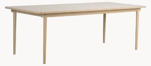 Tavolo allungabile in legno di quercia Fairmount, 220/265 x 95 cm
