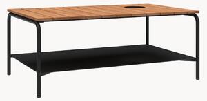 Tavolino da giardino con piano in legno di teak e accessori Patio