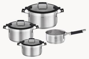 Set di 4 pentole in acciaio inossidabile Silence Pro