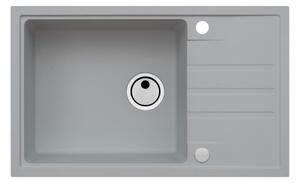 Alveus Intermezzo lavello in granito 78x48 cm grigio/grafite/inox 1313081