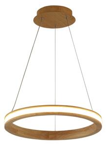 Brilagi - Lampada a sospensione su cavo UMEA WOOD LED/30W/230V diam. 40 cm in legno