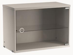 Vetrina con anta battente in vetro String System, larg. 58 x prof. 30 cm