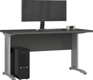 AKORD BM135 Scrivania per PC in grigio grafite L135 x H76 x P60 cm
