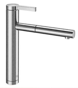BLANCO LINEE-S miscelatore da cucina monocomando in acciaio inox satinato | alta pressione