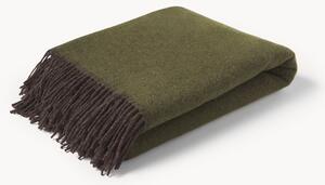 Coperta reversibile in lana Double Face