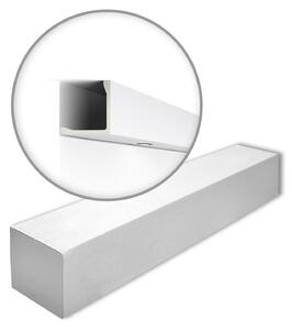 NMC L5-box ARSTYL Noel Marquet 1 cartone con 3 strisce decorative Striscia di copertura Striscia decorativa stile moderno colore bianco | 6 m