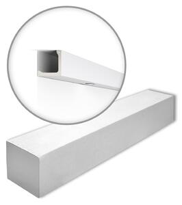 NMC L4-box ARSTYL Noel Marquet 1 cartone con 11 strisce decorative Striscia di copertura Striscia decorativa stile moderno colore bianco | 22 m