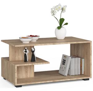 Tavolino AKORD PIN Tavolino in rovere Sonoma 90 cm L90 x H45 x P51 cm