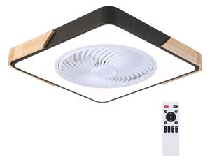 Brilagi-LED Lampada dimmerabile con ventilatore LED 30W 230V 3000-6500K nero/rov