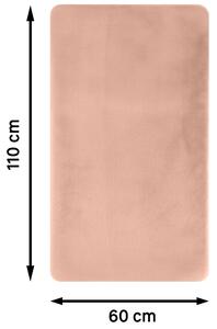 Scendiletto Bianca poliestere, rosa, 60x110