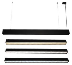 Lampadario LED sospeso con cavo LED/55W/230V 3000/4000/6500K 120 cm nero