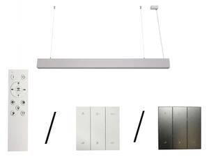 Lampadario LED sospeso a cavo, 55W, 230V, 3000/4000/6500K, 120 cm, bianco