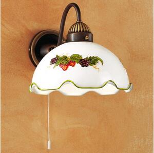Kolarz 731.61.113 - Applique NONNA 1xE27/75W/230V vino/fragola