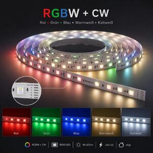 Striscia LED Braytron 12 W/m RGB con cambio di colore RGB 1600 lm/m IP20