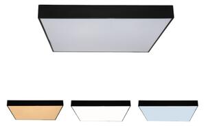 Plafoniera LED 215W/230V 3000/4000/6500K 80x80 cm nera