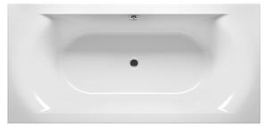 RIHO Linares Baignoires rectangulaires, à encastrer, 2 places, blanc satiné, B142001105, B142001105