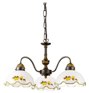 Kolarz 731.83.116 - Lampadario a catena NONNA 3xE27/75W/230V limoni
