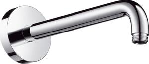 HansGrohe braccio doccia DN15 41 cm proiezione 90 gradi nichel spazzolato senza snodo sferico 27413820