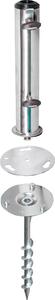 Ancoraggio a terra Doppler Greenfield-Fix per palo di ombrellone Ø25-52 mm