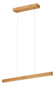 Lampada a sospensione LED su cavo VERDE LED/18W/230V 3000K 76 cm rovere