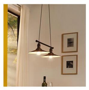 Eglo 49457 - Lampadario a sospensione con cavo STOCKBURY 2xE27/60W/230V