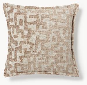 Cuscino in viscosa con motivo jacquard Contia