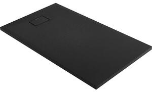Oltens Bergytan piatto doccia rettangolare 140x80 cm nero 15106300