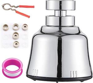 Allecto Plus, miscelatore da cucina con 4 funzioni e doccetta, risparmio idrico, anti-spruzzo - Bagno e cucina