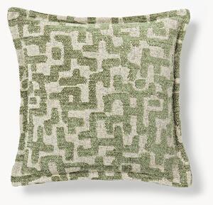 Cuscino in viscosa con motivo jacquard Contia