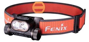 Fenix HM65RTV20BLC- LED Dimmerabile ricaricabile lampada da testa LED/USB IP68 nero/arancione