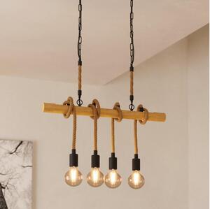 Eglo 43318 - Lampadario a catena YOUNGSTOWN 4xE27/40W/230V
