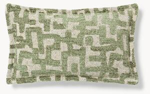 Cuscino in viscosa con motivo jacquard Contia